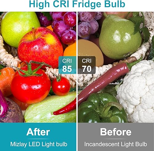 Miniatura 6 de 5304511738 - Refrigerador de bombilla LED para refrigerador Frigidaire Electrolux PS12364857 AP6278388 equivalente a 60 W, luz diurna de 6000 K E26