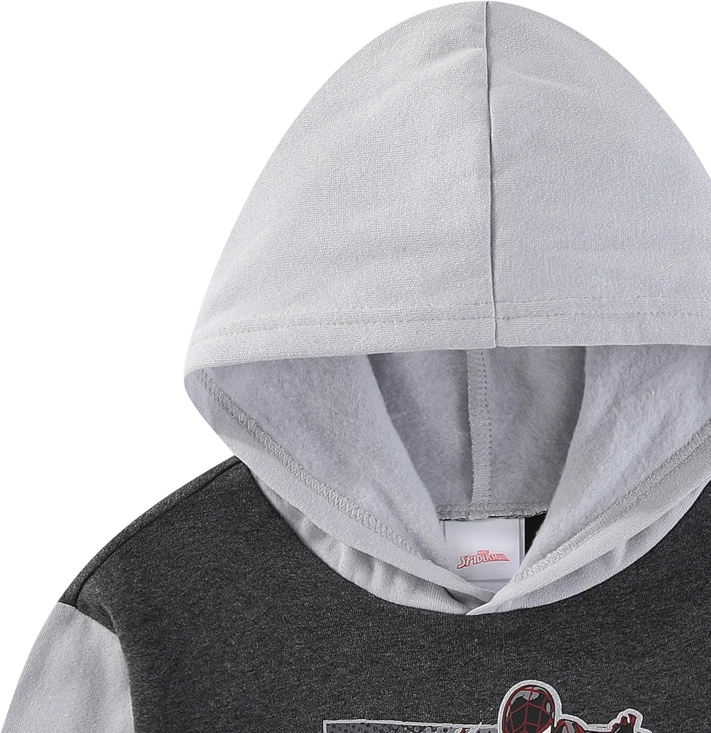 Marvel Spider-Man Miles Morales Boys Hooded Sweatshirt and Pants Set for Big Kids - Image 3