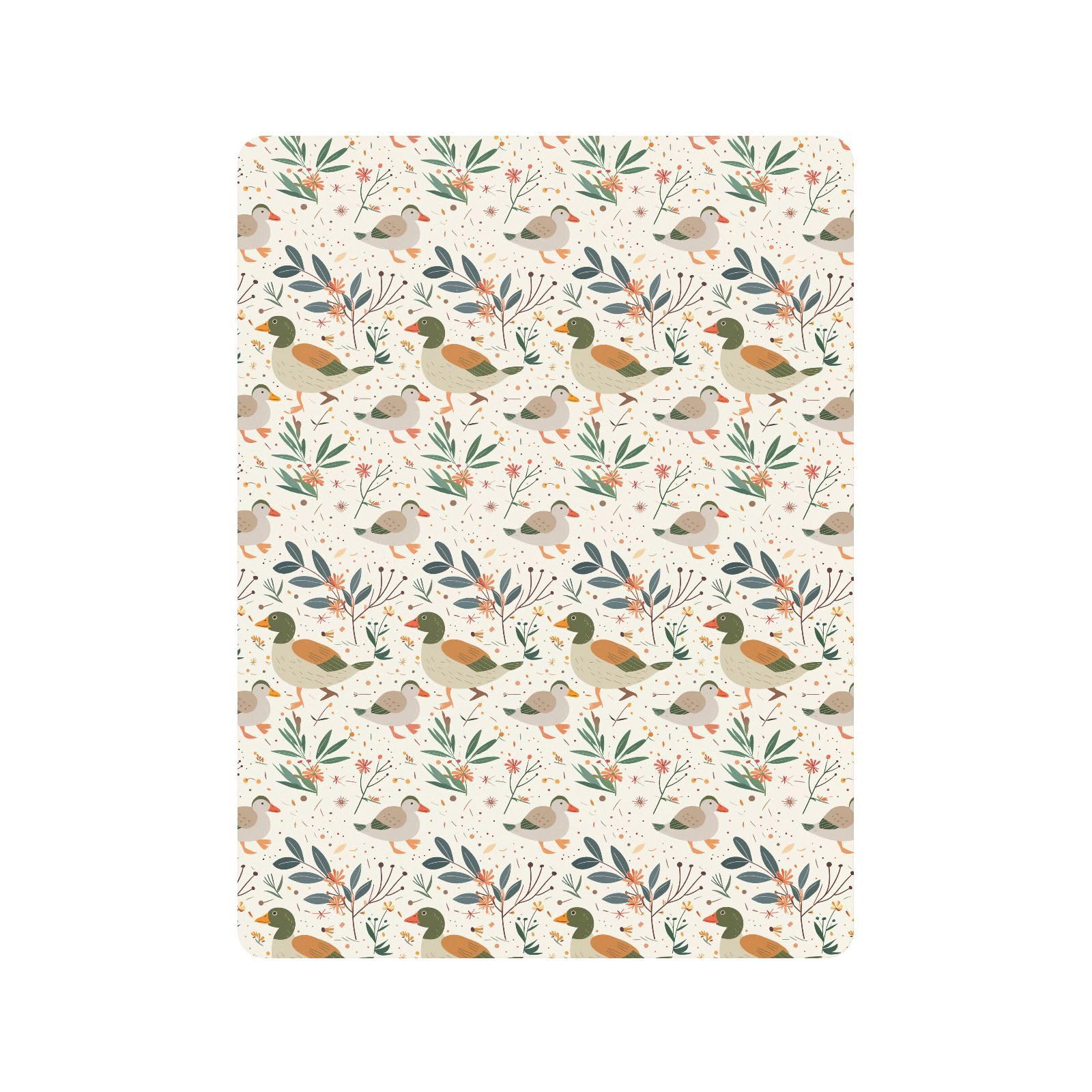 Juego de sábanas para cuna de bebé, color crema juguetón y flores, juego de sábanas de algodón para cuna de bebé, cómodas y transpirables para guardería, 1 paquete de juego de sabanas para bebé