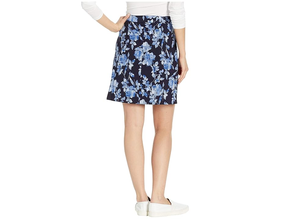 

Tribal Printed Bengaline Pull-On Skort (True Blue) Women's Skort