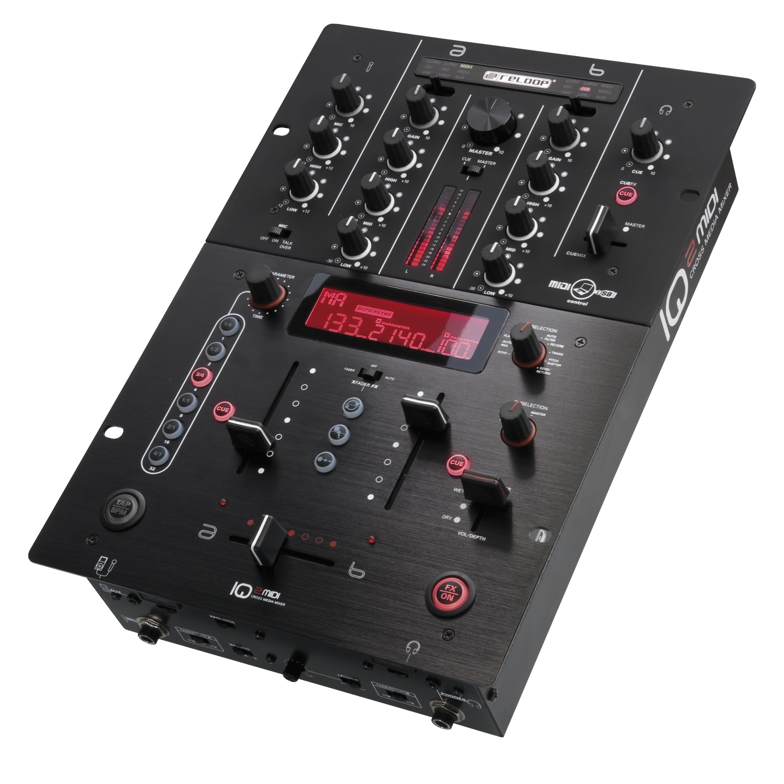 Amazon.com: Reloop iq2-midi 2 + 1 canal DSP Profesional Mezclador