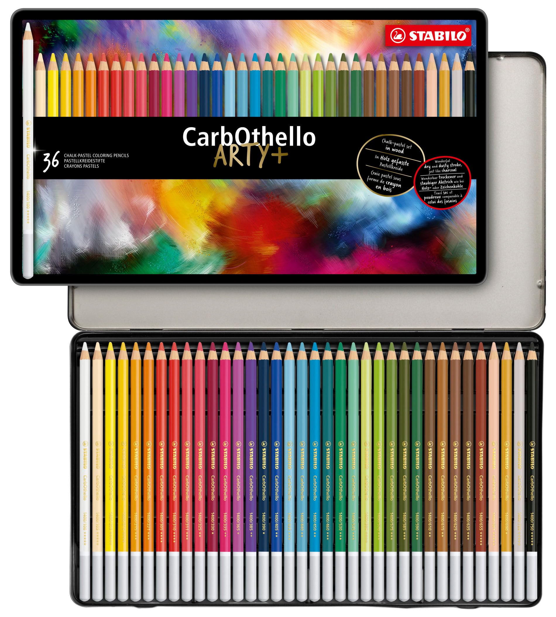 STABILO Pastellkreidestift CarbOthello ARTY+ 36er Metalletui