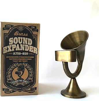 Amazon | DULTON ブラス スマートフォン スピーカー BRASS SOUND