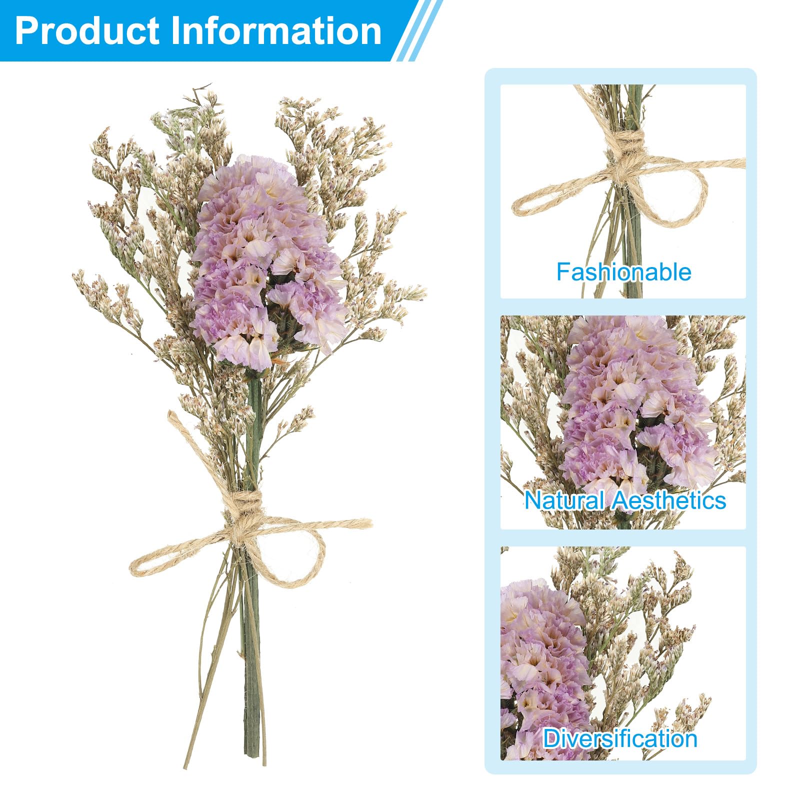 PATIKIL Mini Dried Flower Bouquet - Image 3