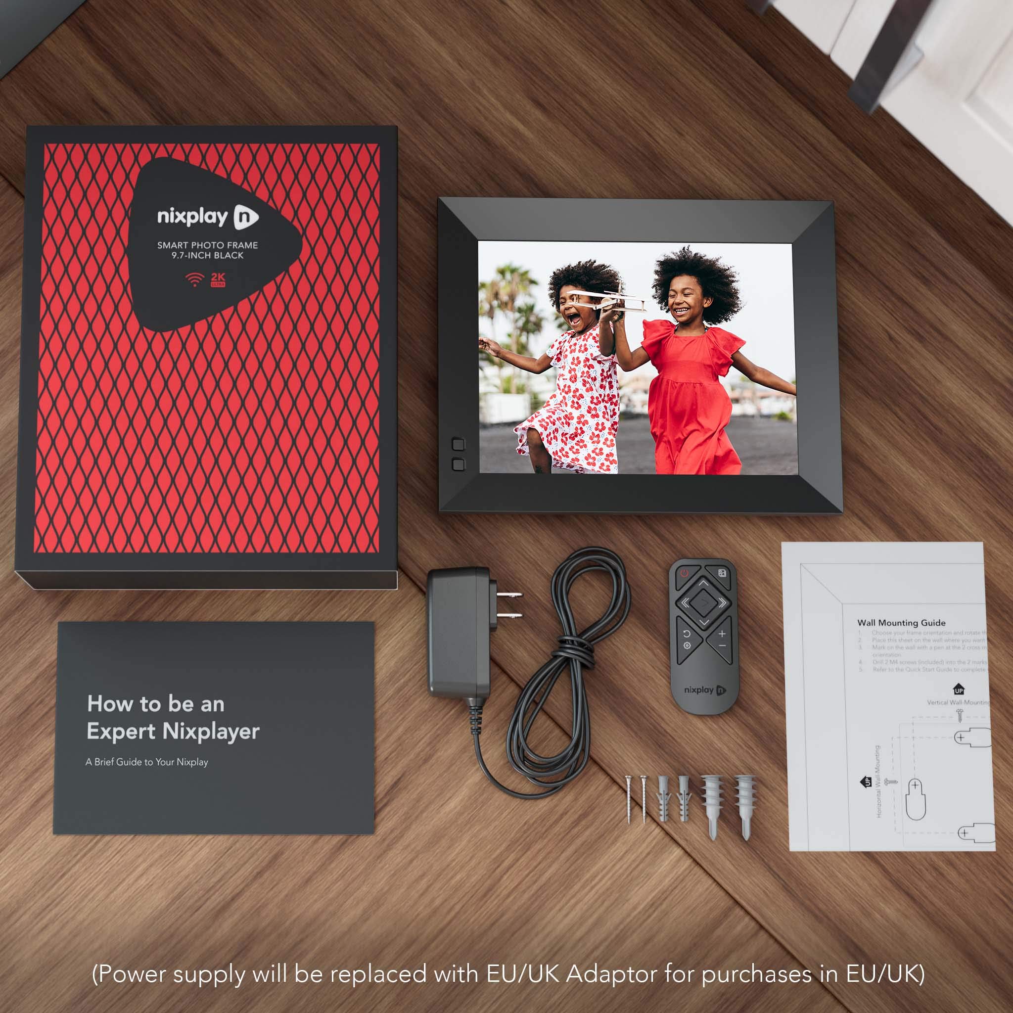 Nixplay 2K Smart Digital Photo Frame 9.7 Inch Share Moments Instantly