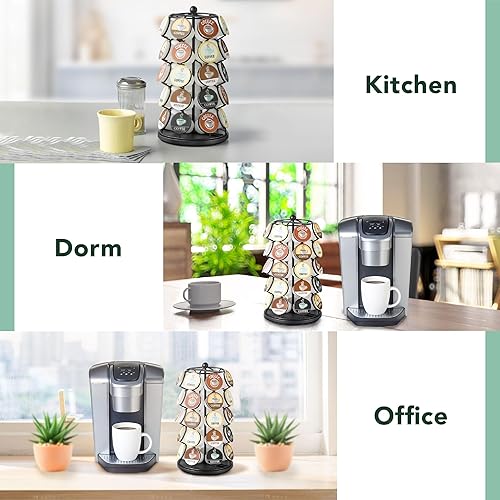 Miniatura 4 de Nifty  Carrusel para cápsulas de café gira 360 grados tabla giratoria organizador de encimera para oficina o cocina