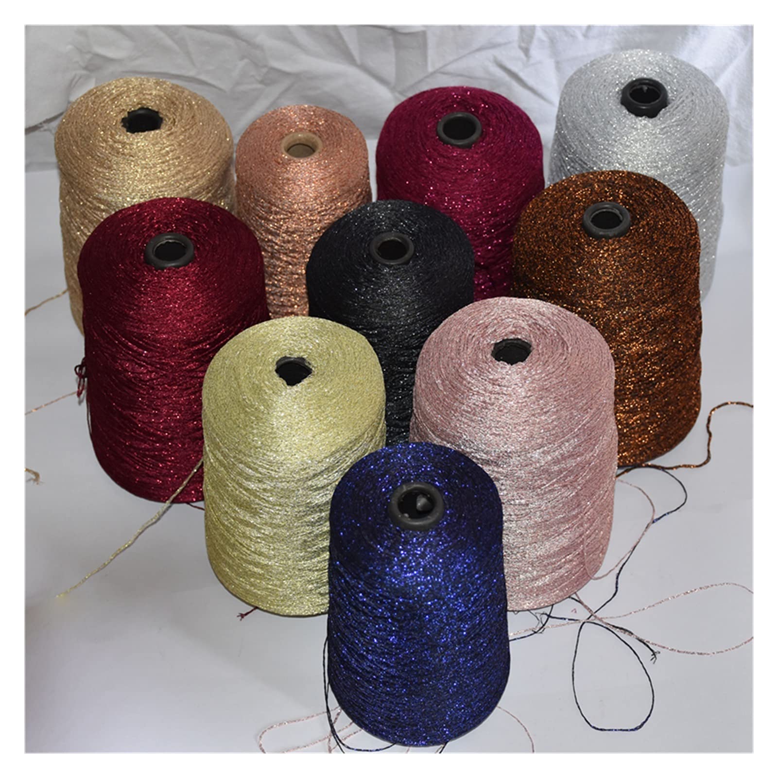 500 g haakgaren for het haken van hand breien draad gemetalliseerde garens naald Diy Handgemaakte accessoires geweven hoedtas breien grof (Color : 06