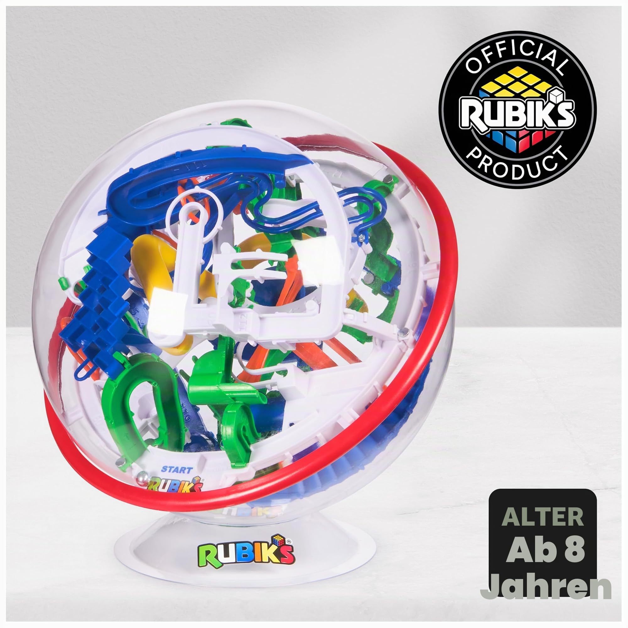 Rubik's Würfel Tracks 125, 3D-Puzzlespiel und Labyrinth mit 125 Hindernissen, entspannendes Spielzeug, das eine Herausforderung für den Geist darstellt, für Kinder ab 8 Jahren