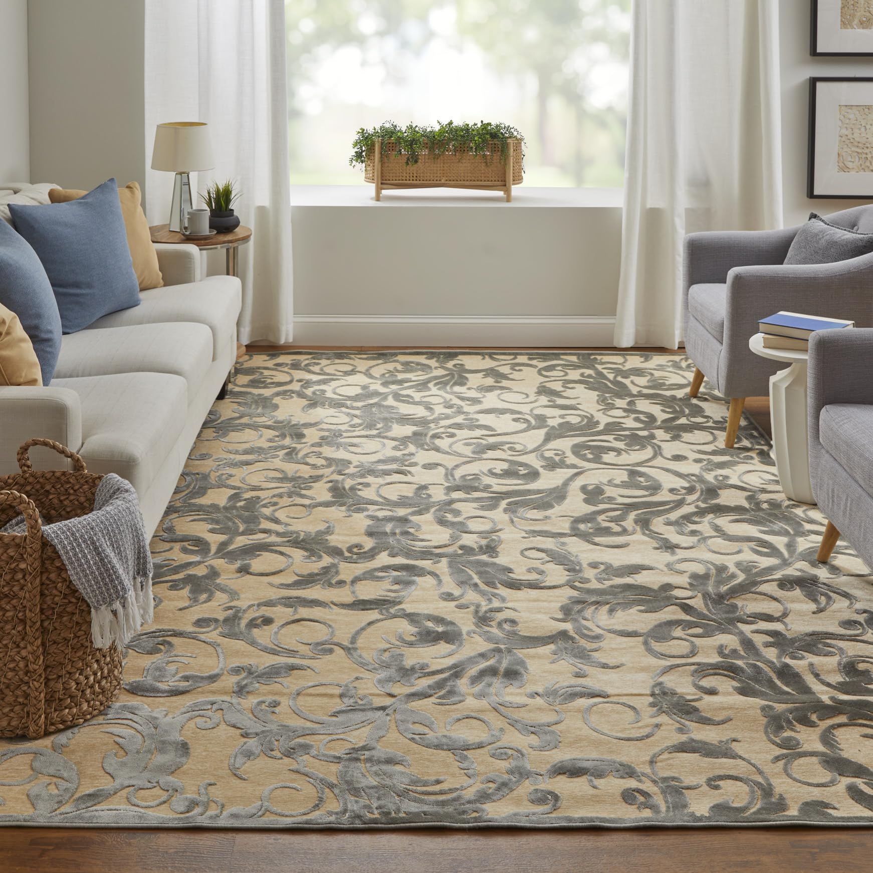 Buy Feizy Rugs Saphir Zam Collection Imported Area Rug, 2'2