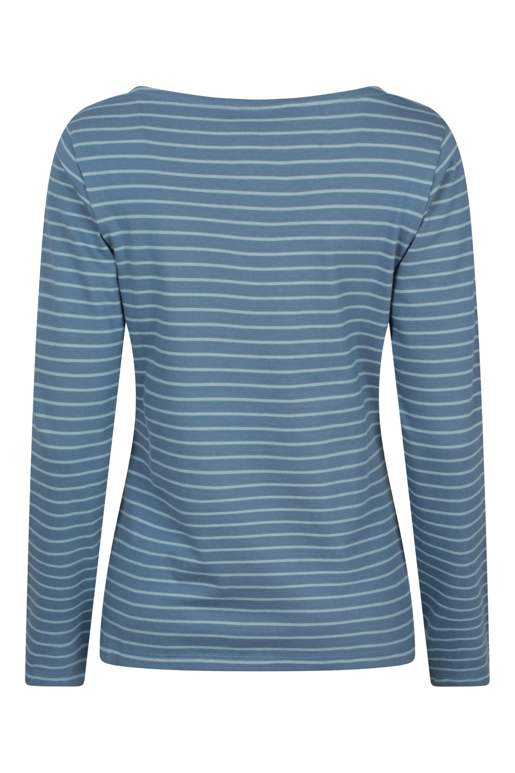 Mountain Warehouse Women's Blue (01) St Ives Boat Neck Top Blue Size 20