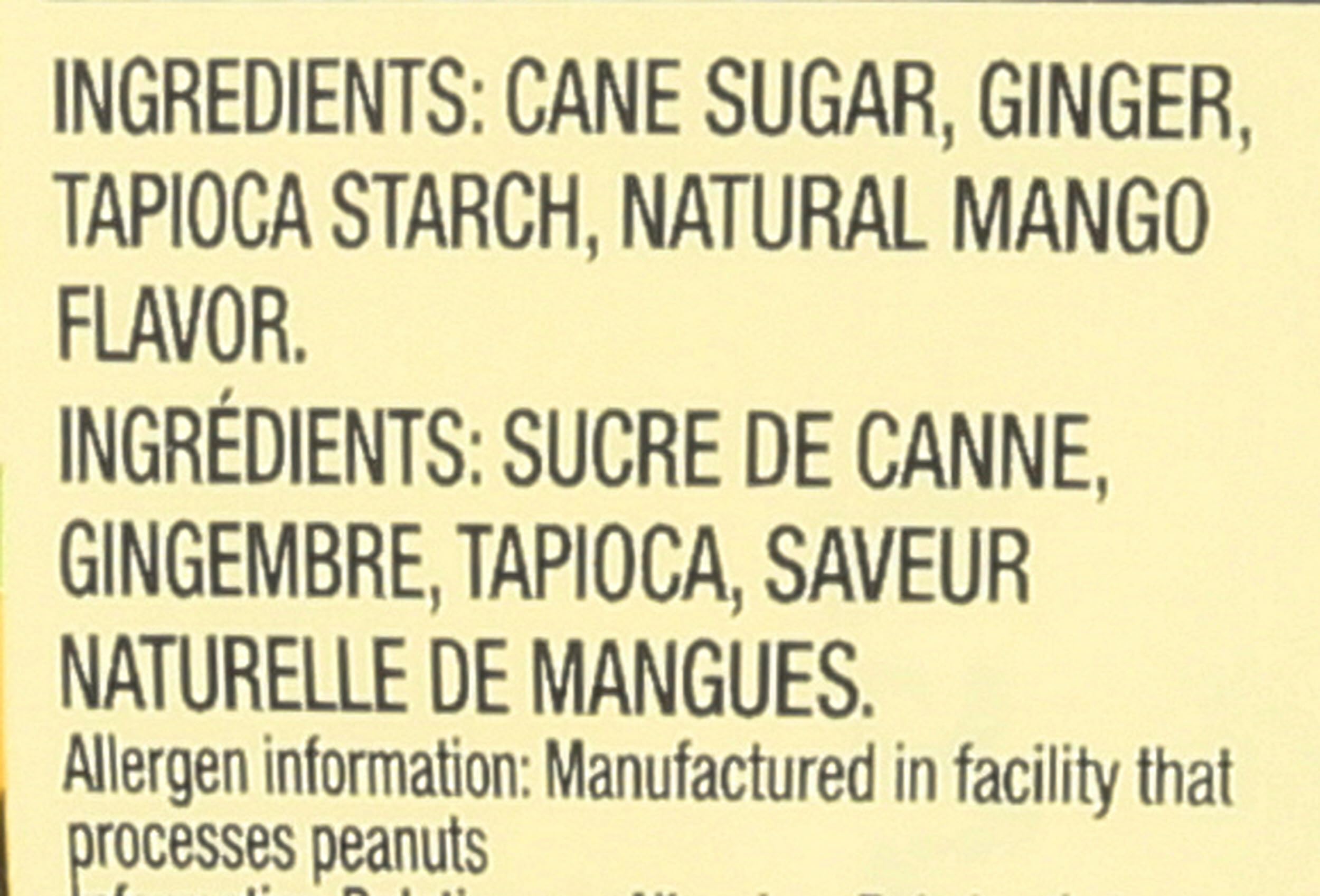 Chimes Ginger Chews Candy, Mango, 1.5 Ounce (Pack of 1) thumbnail 5