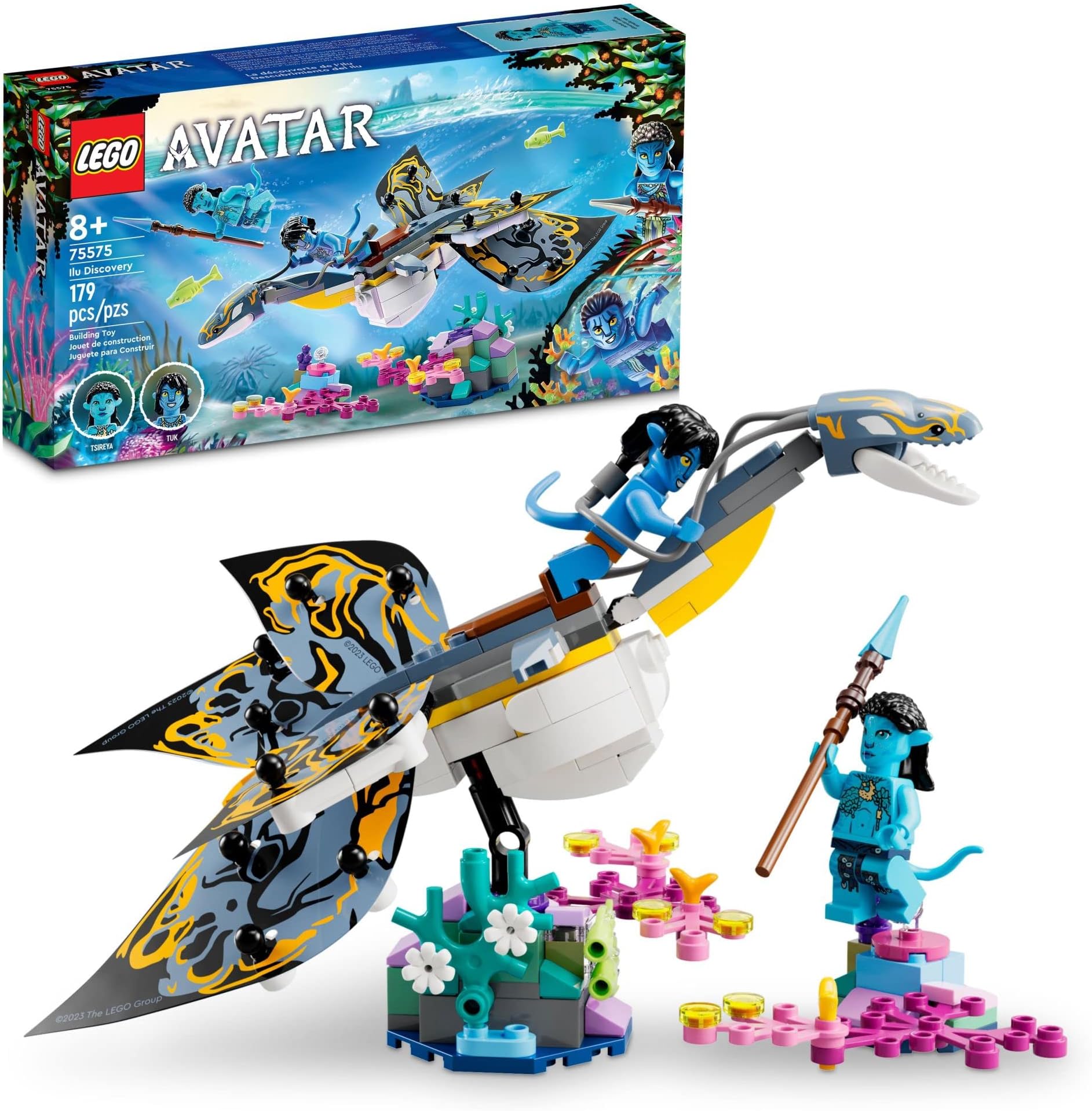 Avatar: The Way of Water Ilu Discovery 75575 Building Toy Set for Kids, Boys, and Girls Ages 8+ (179 Pieces)