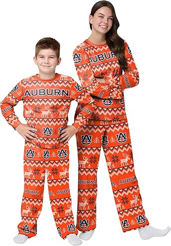 Miniatura 2 de FOCO Kids' NCAA College Team Ugly Pattern Matching Set Family Holiday Pajamas