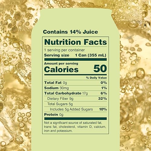 Miniatura 9 de OLIPOP Soda prebiótica Pop, jengibre limón, prebióticos, botánicos, fibra vegetal, 12 fl oz (12 latas)