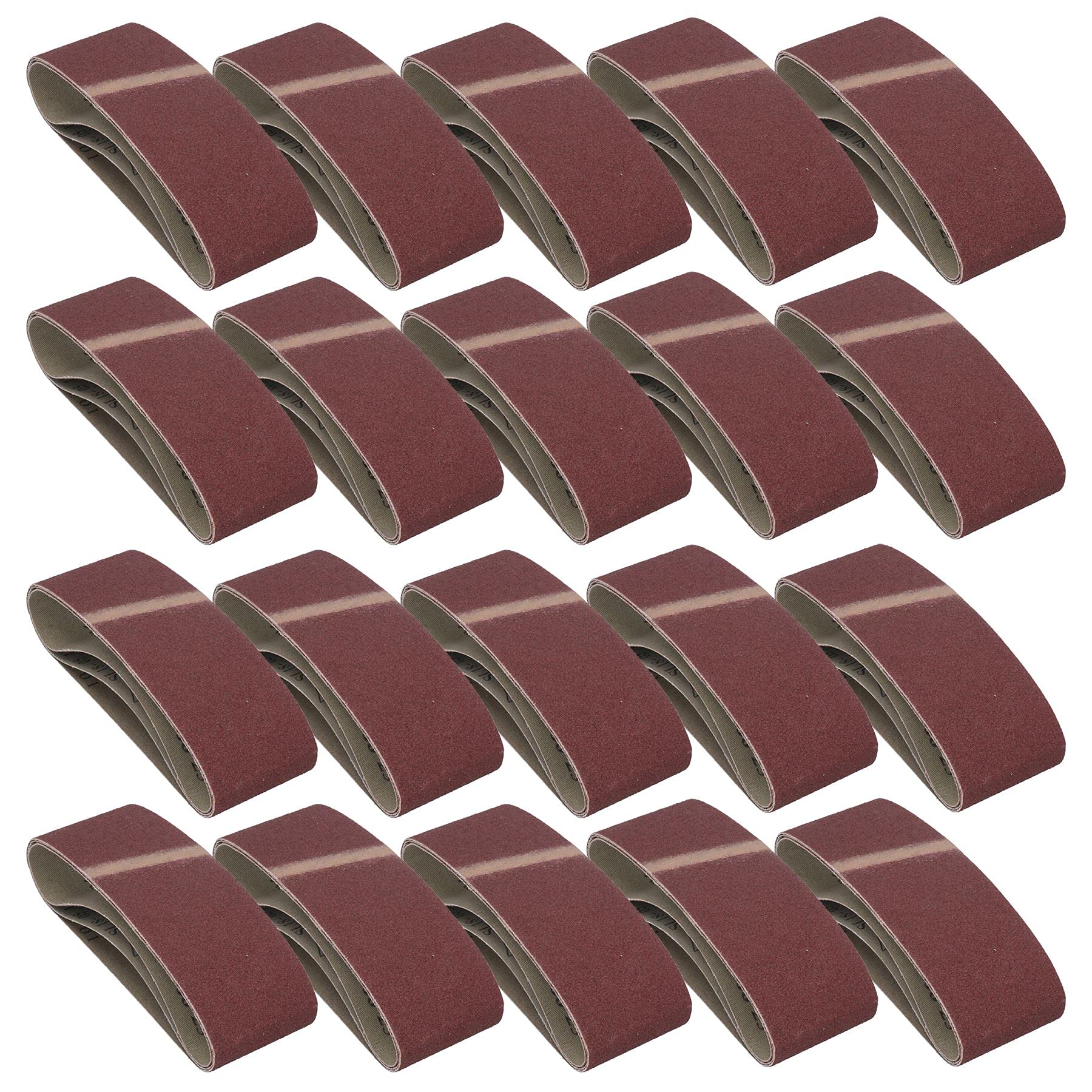 400 mm x 60 mm mieszany ziarnistość taśmy szlifierskie do pilników Power File Sander Belt 60 szt