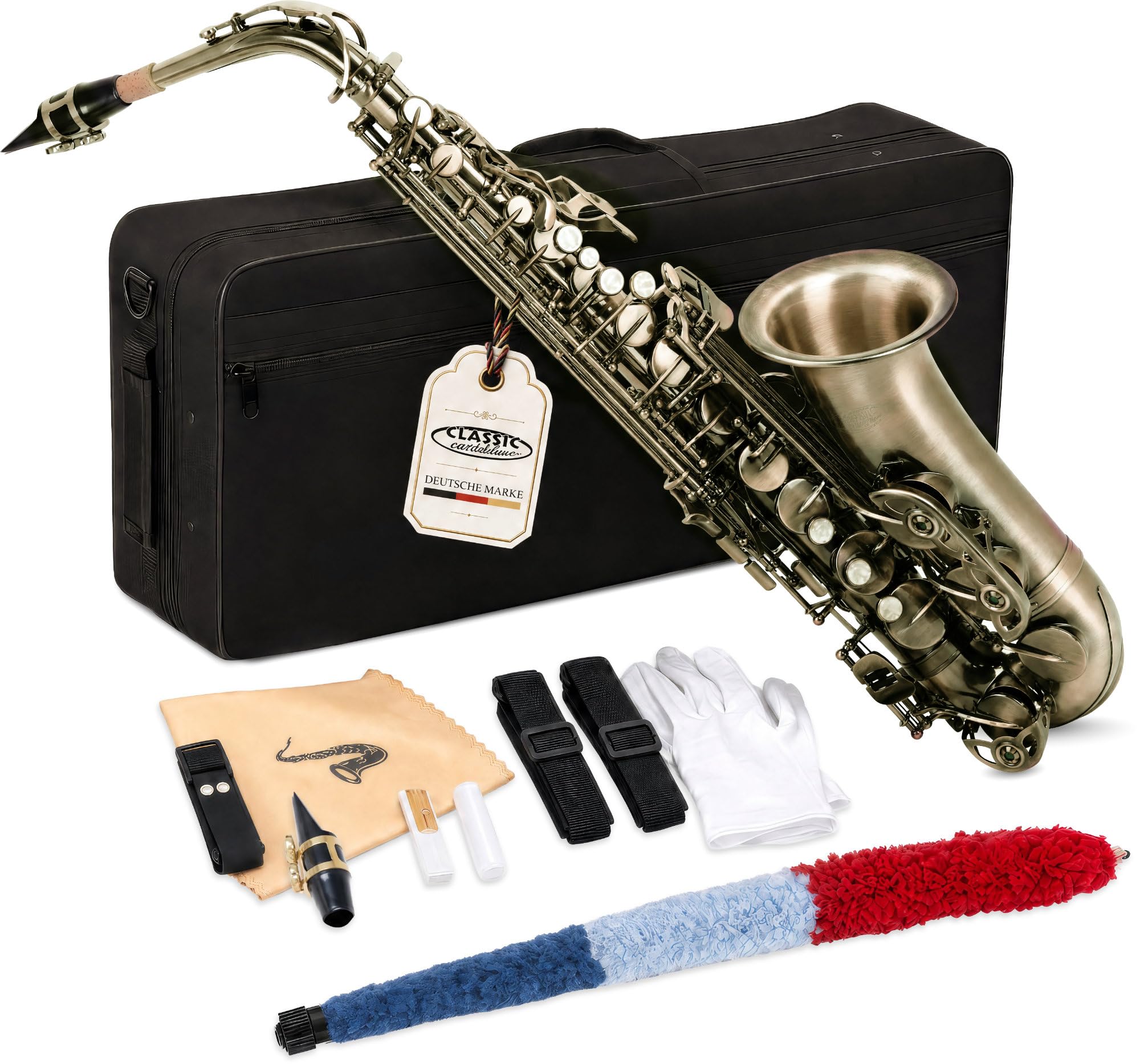 Classic Cantabile Winds AS-450 Saxophone Alto Eb Antique Yellow