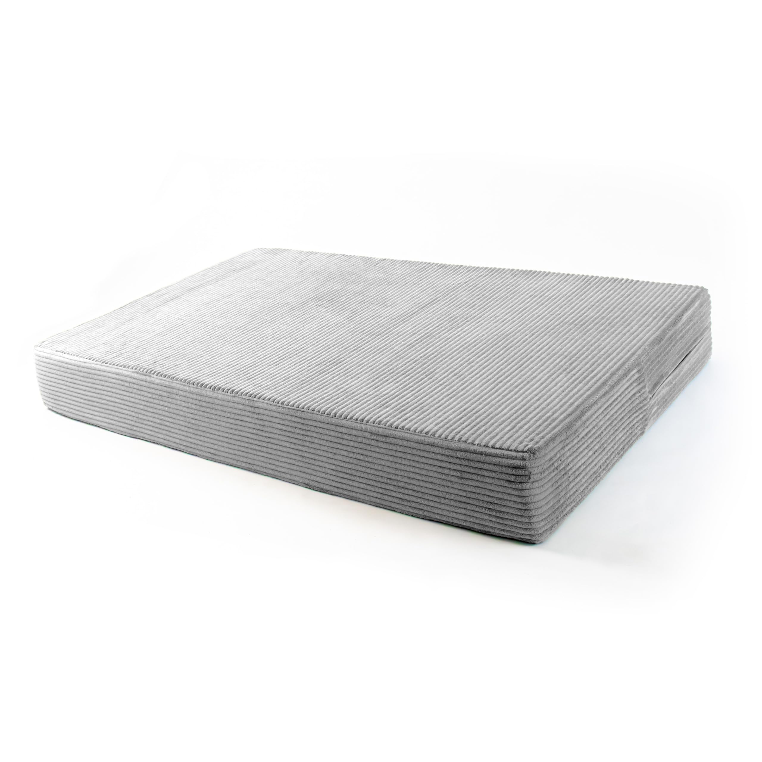 POKAR Euro Pallet Seating Set of 2: 1x seat cushion 120x80cm + 1x back cushion 120x40cm, cold foam, removable covers, Home Garden Furniture DIY, indoor outdoor pillow, without pallets, Beige — view 150