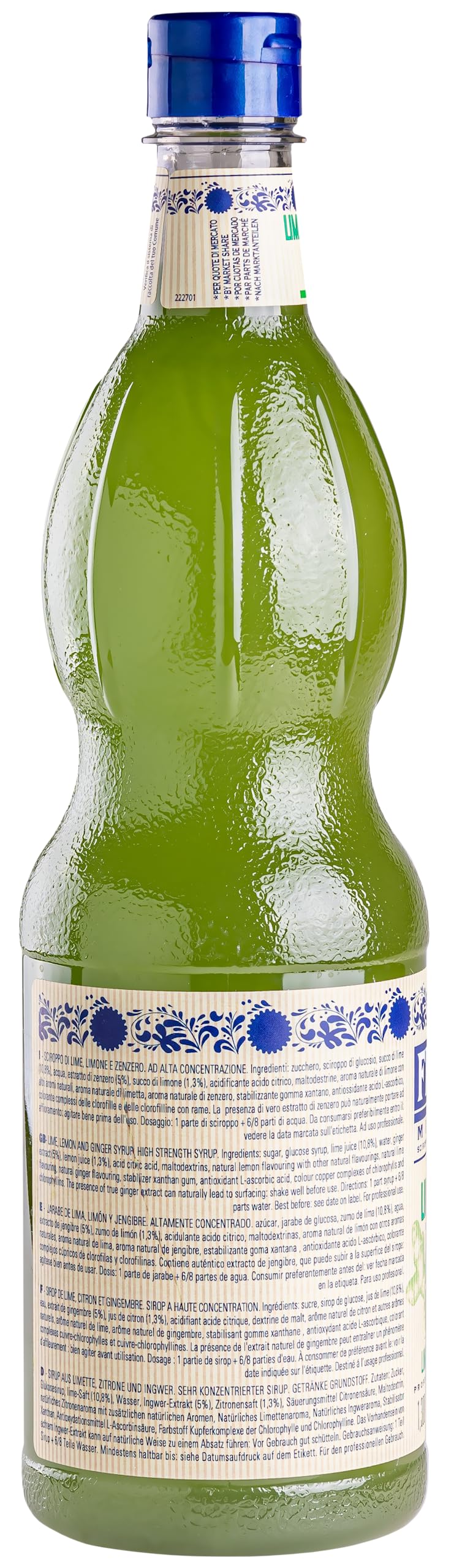 Fabbri Scrioppo Mixybar Plus Lime Limone & Zenzero (Confezione da 2)