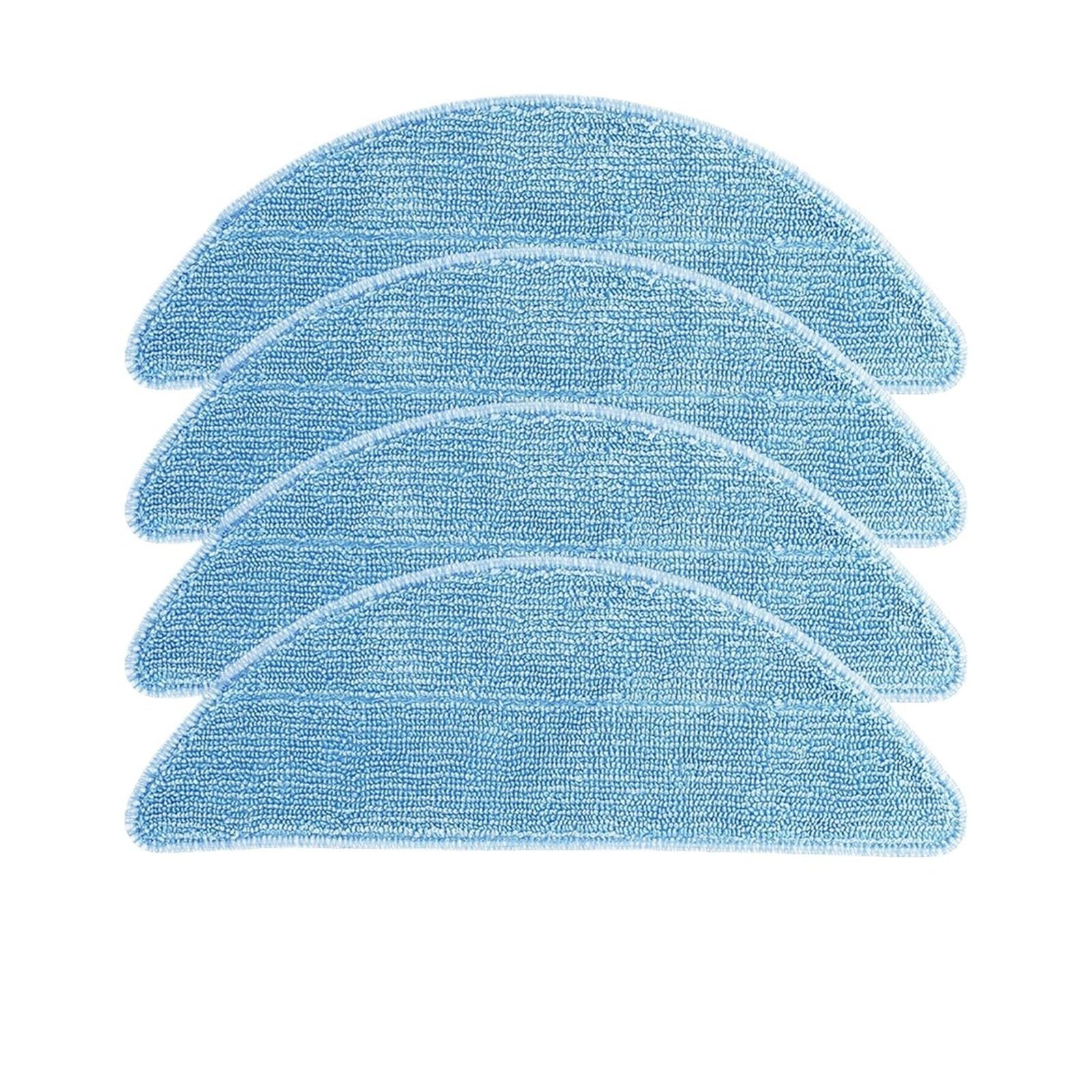 Vividcrate Mop Cloths Rag,Compatible For Neatsvor,M50,Mop Cloths Rag Robot Vacuum Cleaner Parts Acssories.(4 Pcs)
