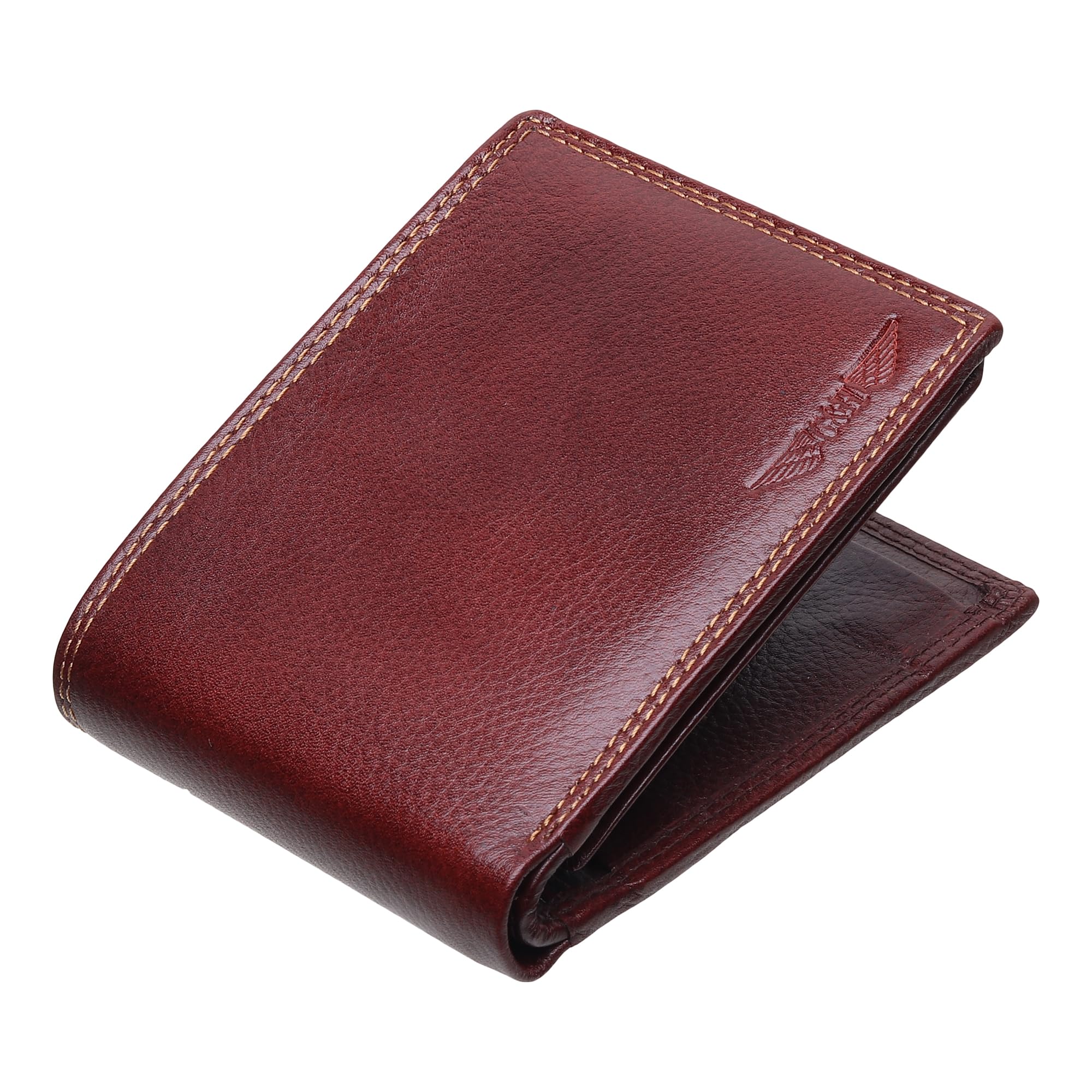 RFID Wallets for Men Leather Original Purses for Men RFID Wallet for Men Slim Wallet for Men Money Purse 10 Card Slot Wallet Mens Gift Gents Wallet for Men Card Holder for Men Gents Wallets-image-12