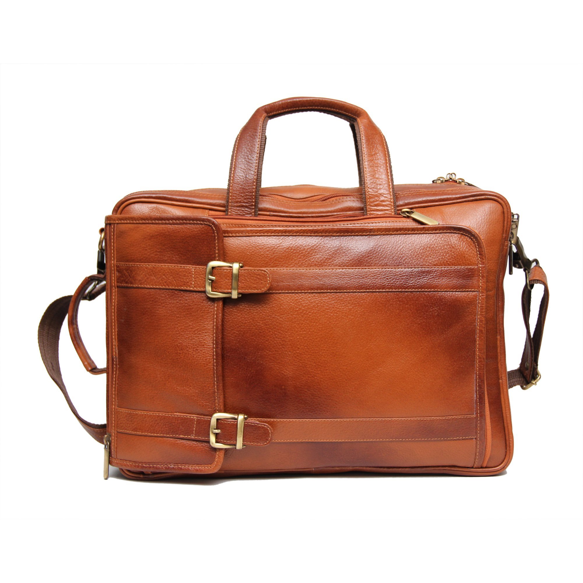 C COMFORT Genuine Leather Shoulder Bags for Men Multipurpose Business Bag | Laptop Backpack | MacBook NoteBook | Handbags with Shoulder Straps 2 Main Compartment (B00WYYAJ9M) Amazon Price History, Amazon Price Tracker