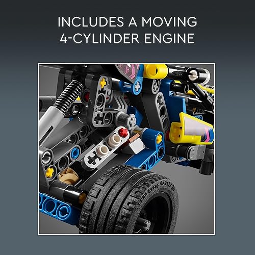 Miniatura 4 de LEGO Technic Off-Road Race Buggy - Coche de juguete para construir, juguete genial para niños de 8 años, niñas y niños que aman los concursos de