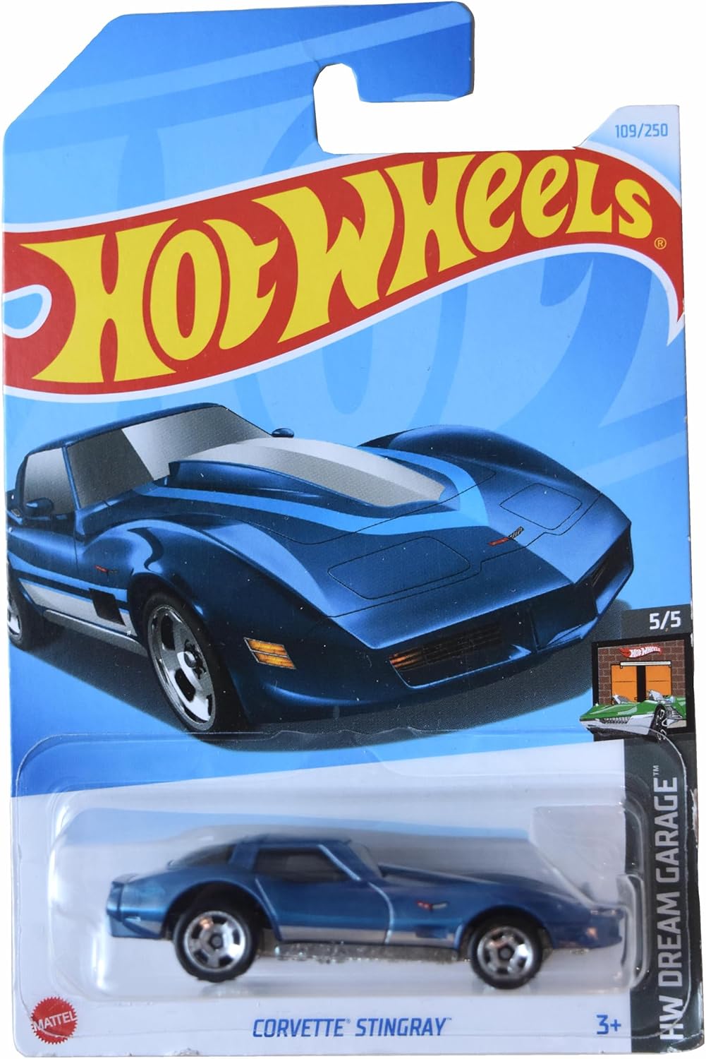 Hot Wheels Corvette Stingray, HW Dream Garage 5/5 [Blue] 109/250