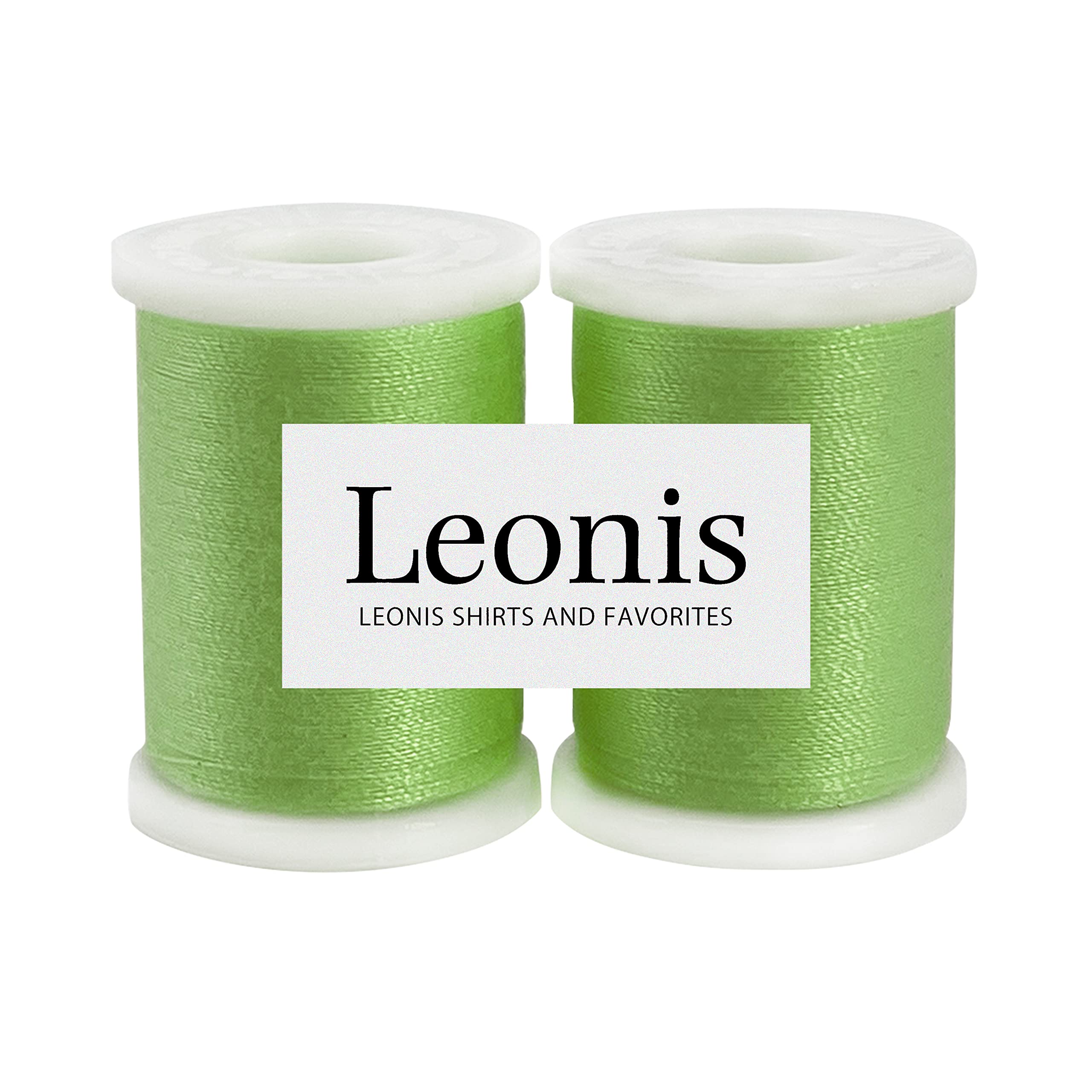 LEONIS Polyester All-Purpose Sewing Threads 110 Yards/100m 2pcs [ 78318 ]