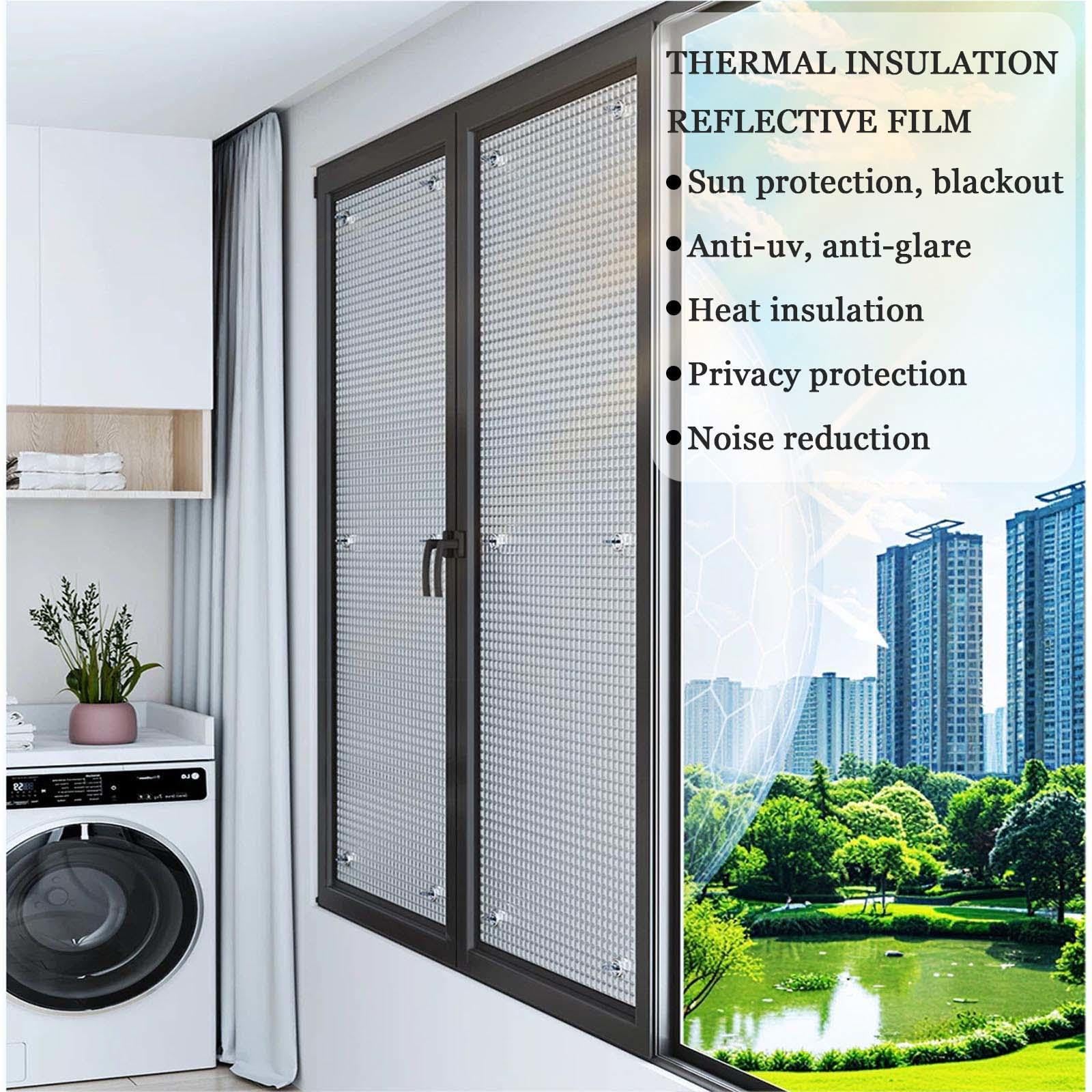 Folia aluminiowa przyciemniająca folia okienna, folia termoizolacyjna, ochrona przed słońcem, ochrona przed promieniowaniem UV, z przyssawkami, odblaskowa folia maskująca do szklanych drzwi, okien