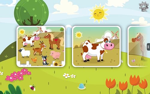 Puzzles d'animaux pour bébés et enfants en âge préscolaire – vue 2
