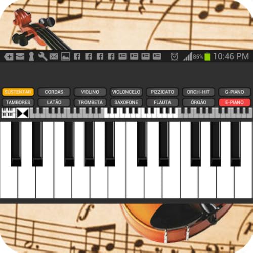Cordas e Piano Teclado