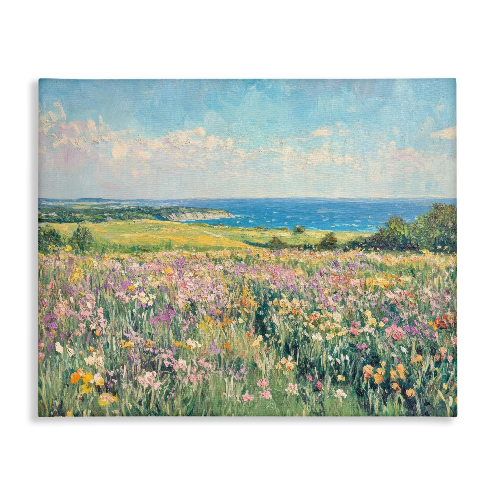 Photo 1 of 'Lilac Coast Seascape'| Canvas Art