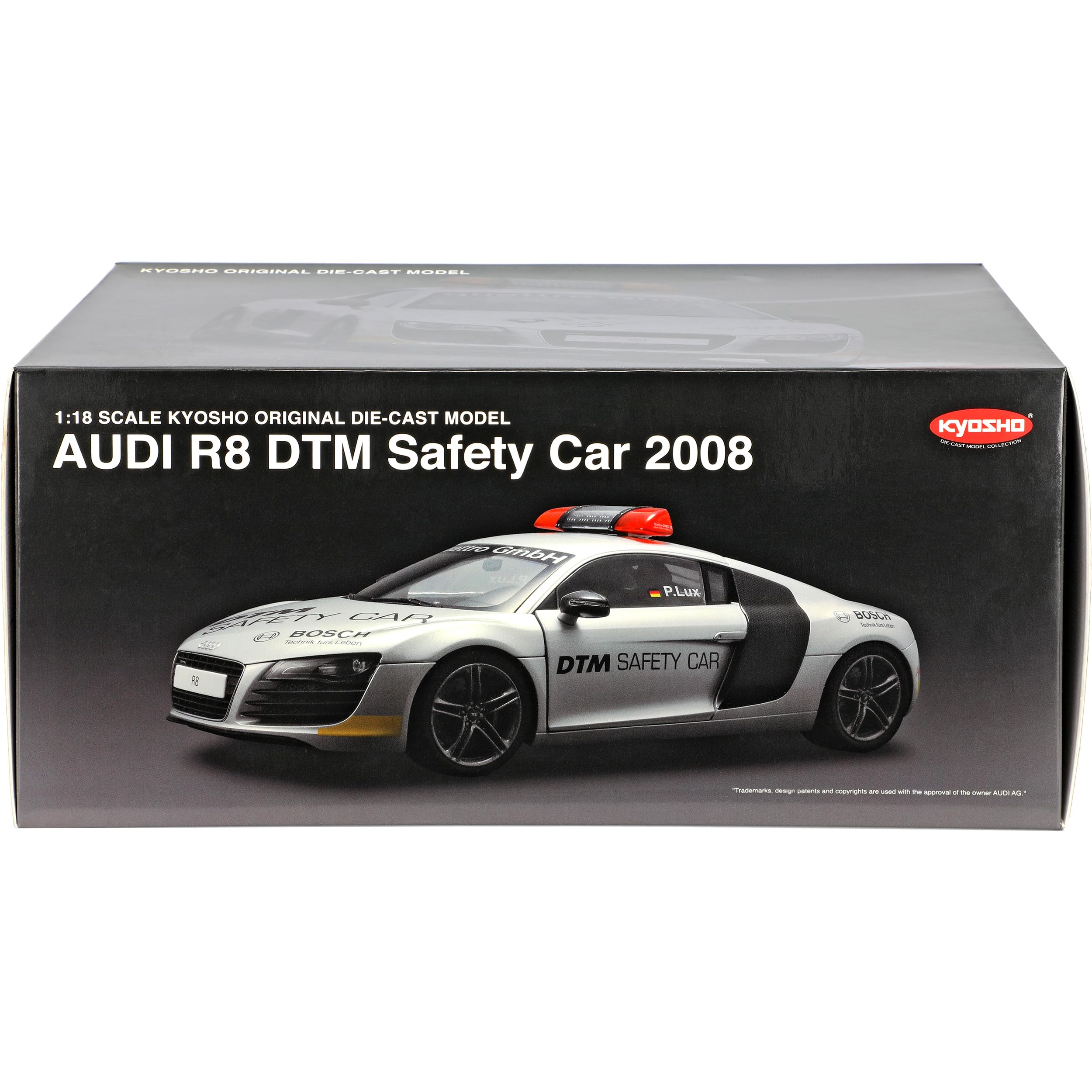 Generisch A*u*d*i R8 R 8 4.2 Fsi V8 Grau Safety Car DTM 2008 1/18 Modellauto Modell Auto