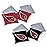 Wild Sports NFL Arizona Cardinals 8pk Dual Sided Bean Bags, Team Color