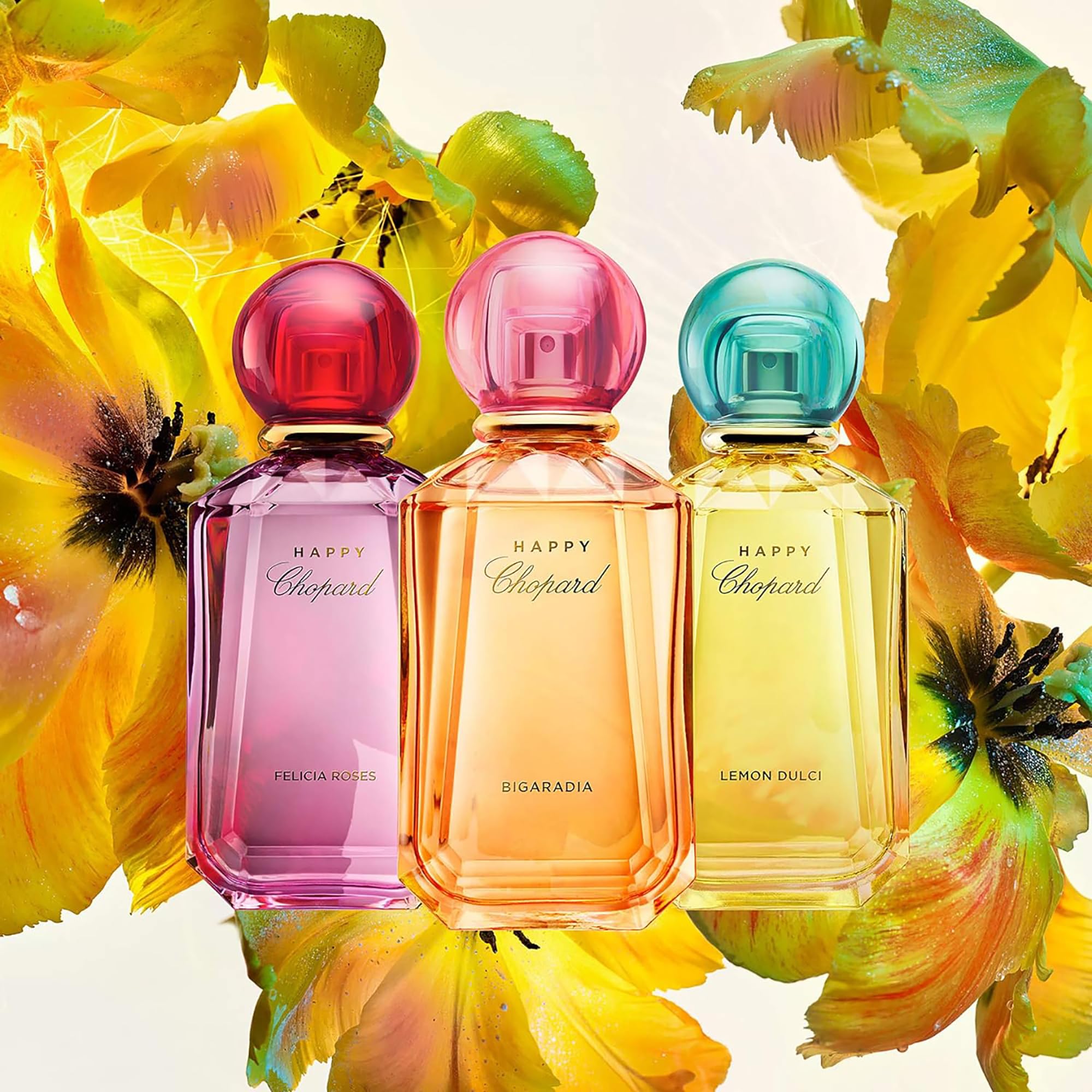 Chopard Eau De Parfum Happy Bigara, Fragranza Femminile Dalle Note Fruttate, Ambrate e Legnose Nata Dalla Combinazione di Ingredienti Freschi e Naturali, Miele, 100 ml