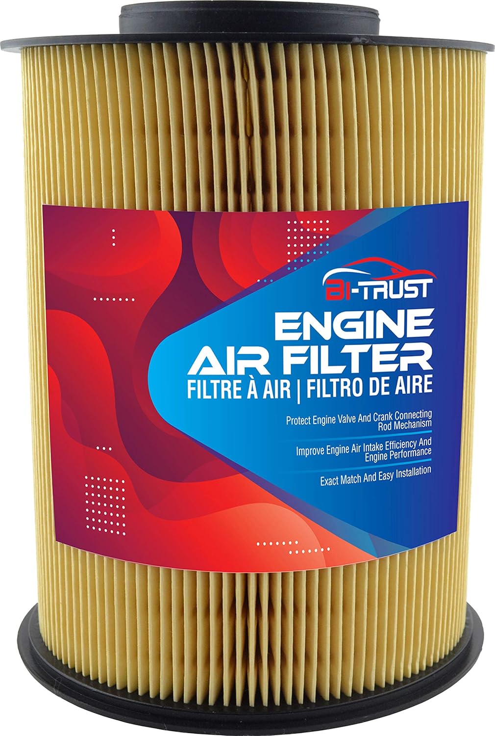 Engine and Cabin Air Filter Kit for Ford Escape, Focus, Transit Connect, Filtro de aire del motor y la cabina Compatible with Lincoln MKC - Easy Install & Better Performance BI-TRUST TZFTE003