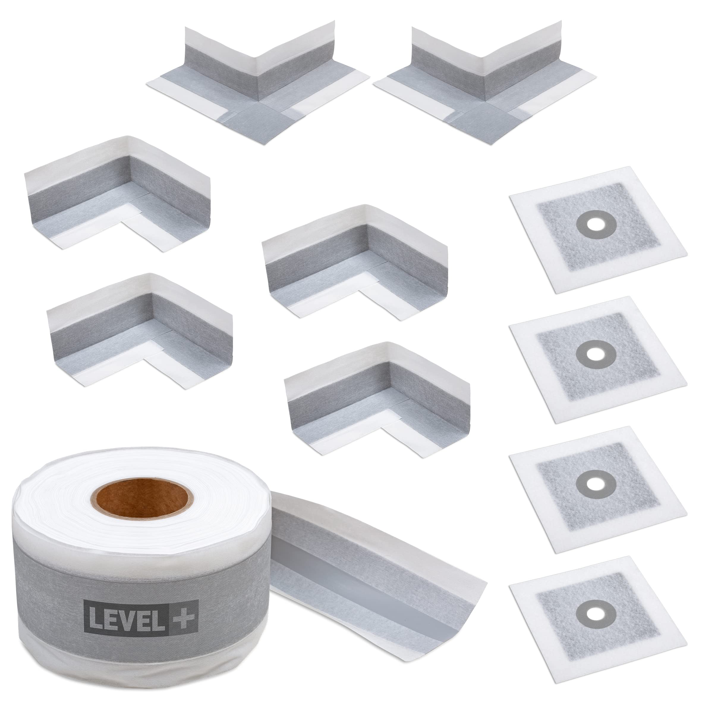Juego de cinta selladora, zona elástica, esquinas de densidad, manguitos de pared, sellado para interior exterior, baño, balcones set EZ5