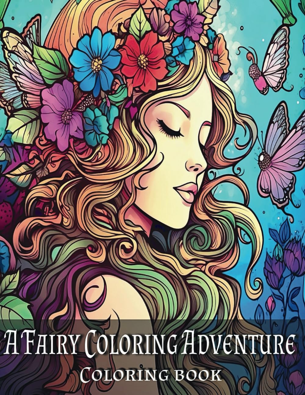 A Fairy Coloring Adventure Coloring Book: Immerse Yourself in a Magical Journey with Enchanting Fairy Designs