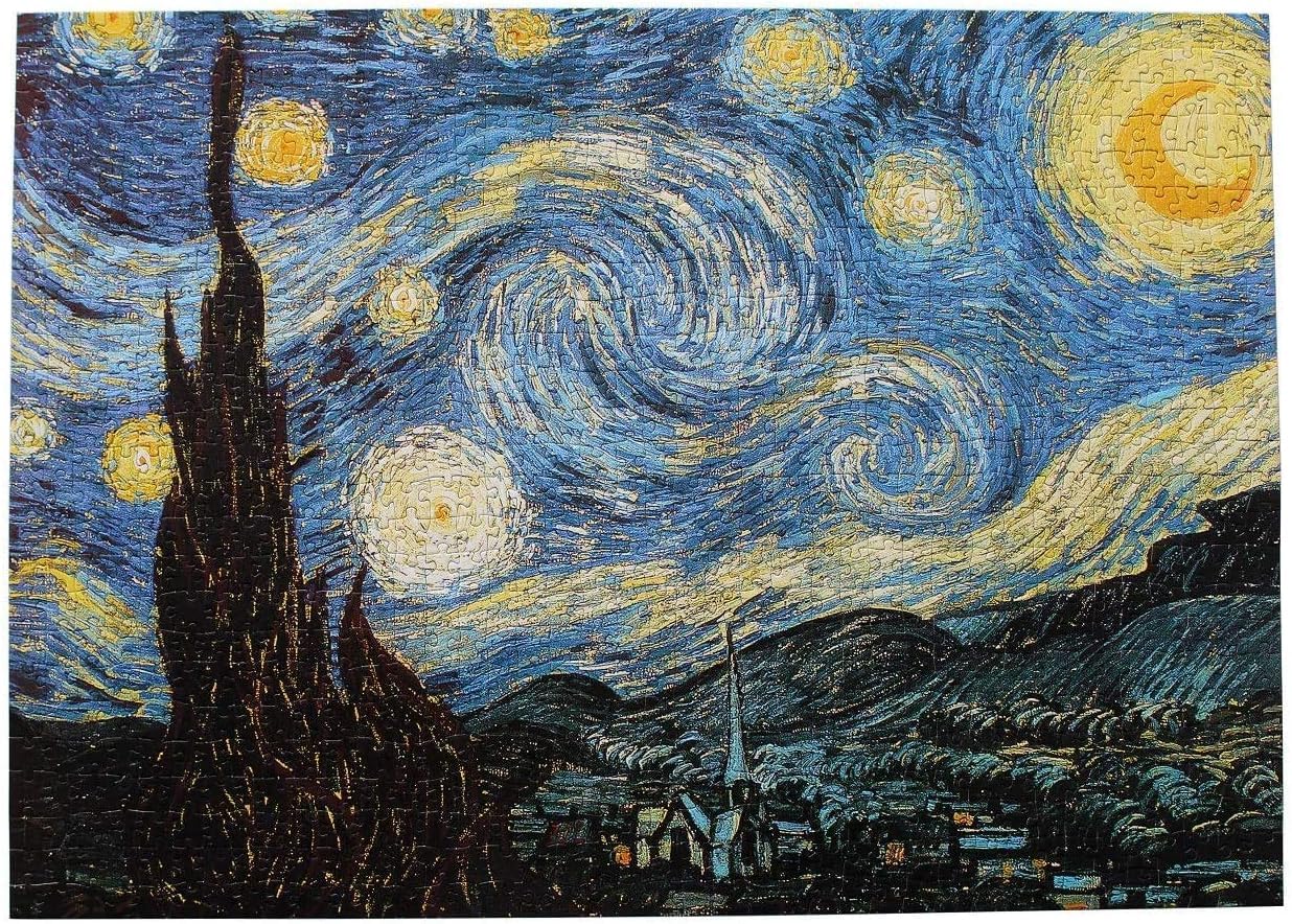 Amazon | 1000ピース パズル 木製 ジグソーパズル 星月夜 ヴィンセント