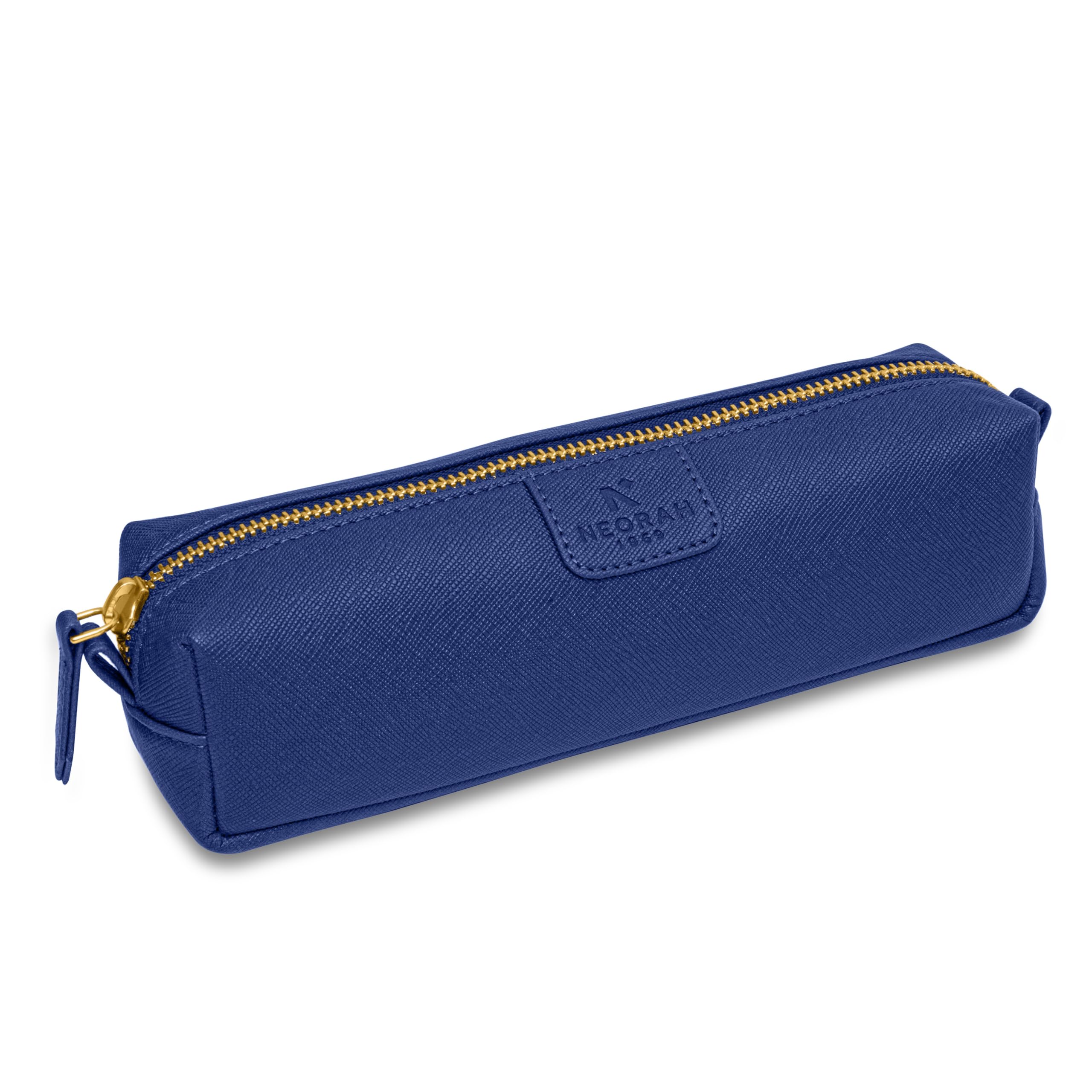 NEORAH– Pen Pouch| Large capacity Pen Pouch for pen, pencil and stationery| Handcrafted Portable pen case for school, college, office supplies|pencil holder for boys and girls(Size 21x6cm) - DARK BLUE