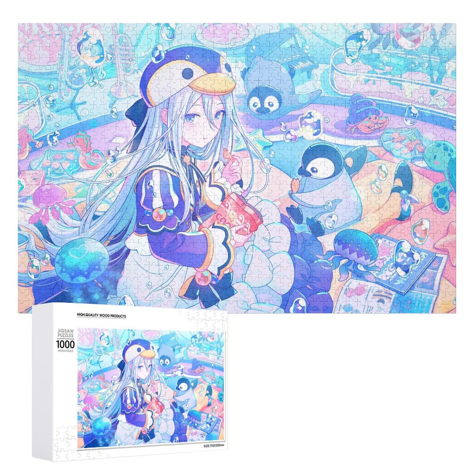 Amazon.co.jp: 宵崎奏 ジグソーパズル 1000ピース 益智減圧玩具