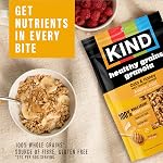 KIND Healthy Grains Granola 4ct Variety Pack, (2) Oats & Honey, (1) Cinnamon Oat, (1) Peanut Butter