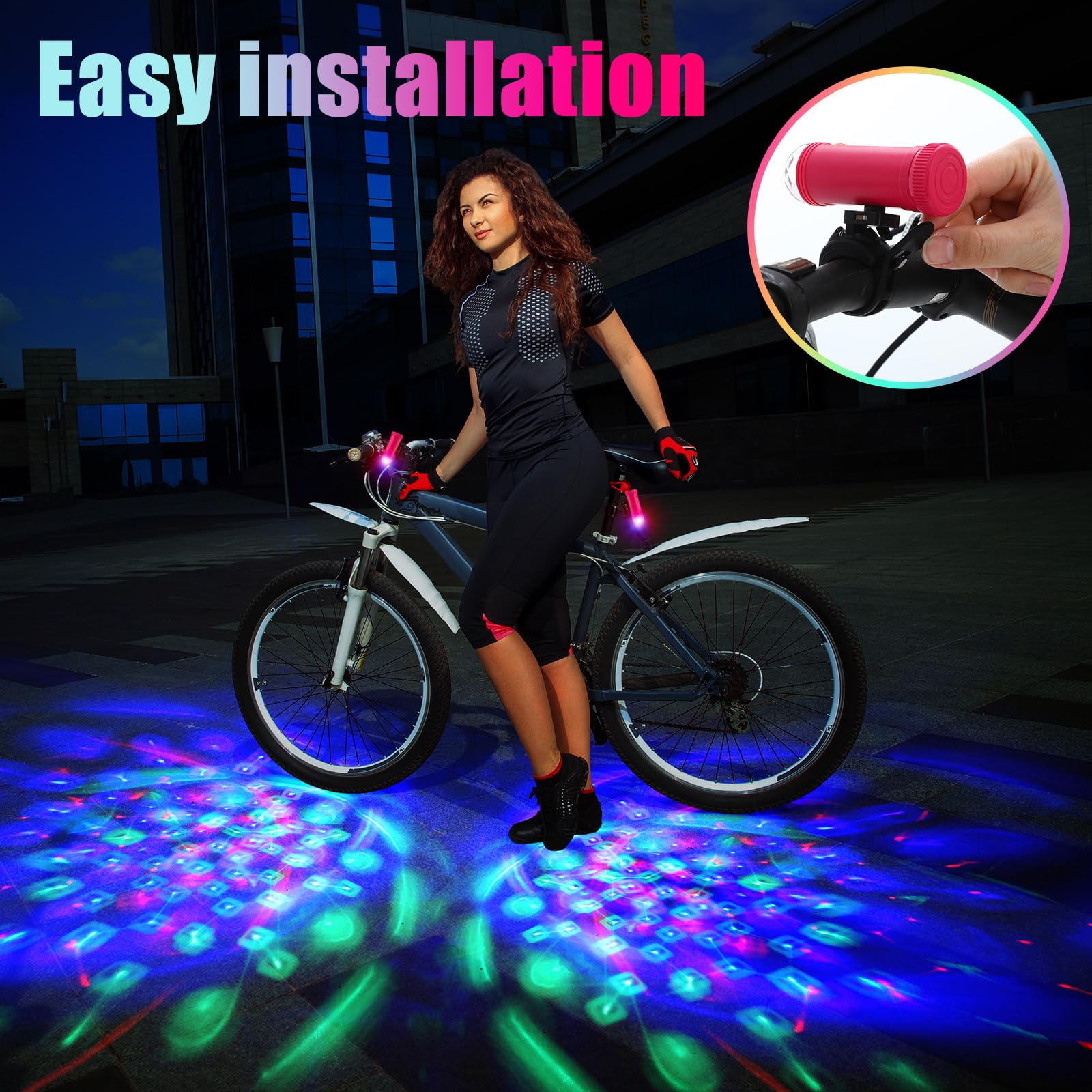 Disco Bike Light - LED Party Light for Cycling -3 Disco Bike Light - LED Party Light for Cycling -3