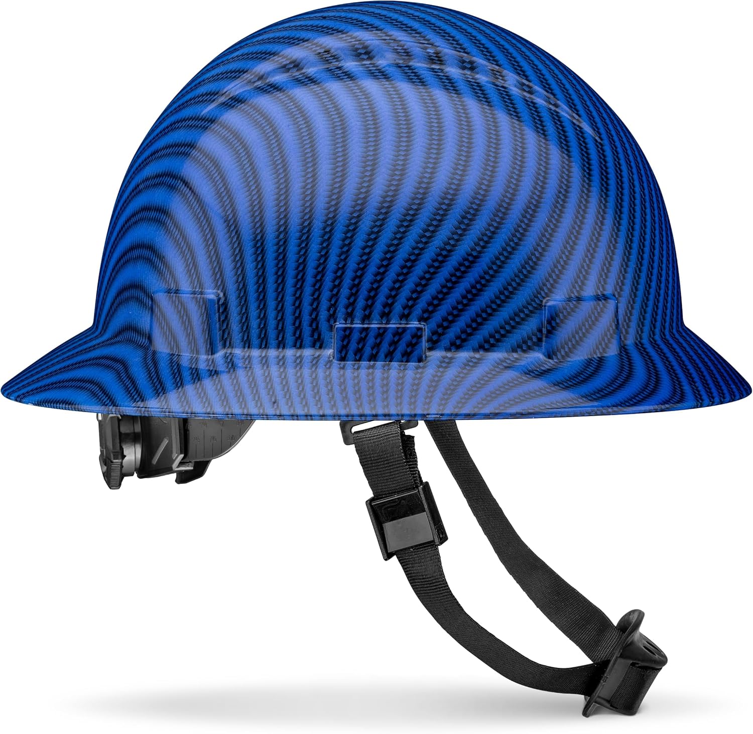 Acerpal Full Brim Hard Hat, Class C G & E, OSHA Construction Work Approved, Premium Carbon Design, Padded 6 PT Adjustable Ratchet Suspension, Top Pad, Gloss