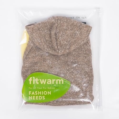 Miniatura 9 de Fitwarm Sudadera con capucha de forro polar para perro, teñido anudado, ropa de invierno para perros pequeños, hembras y niños, sudadera ligera para