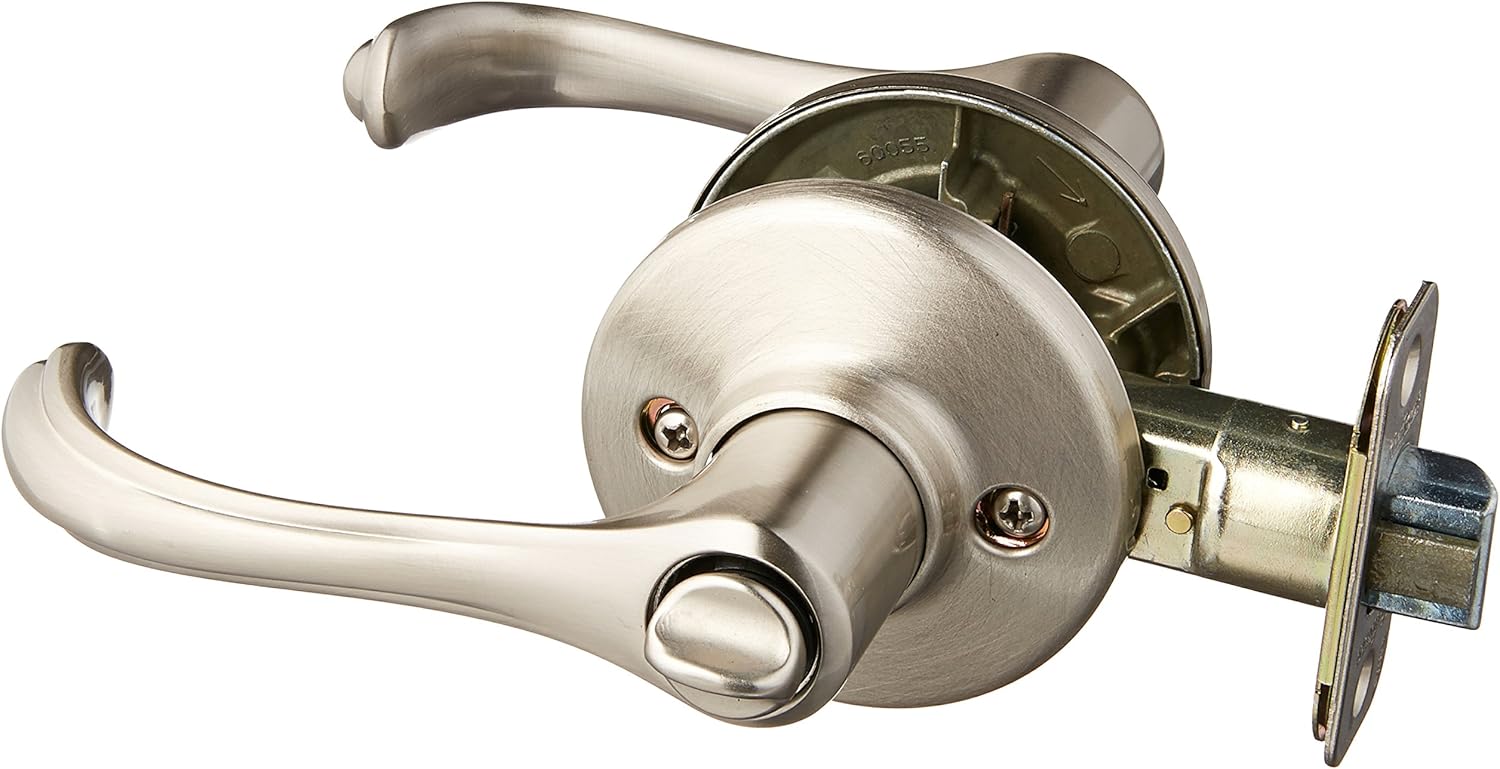 Dorian Satin Nickel Entry Lever Featuring SmartKey