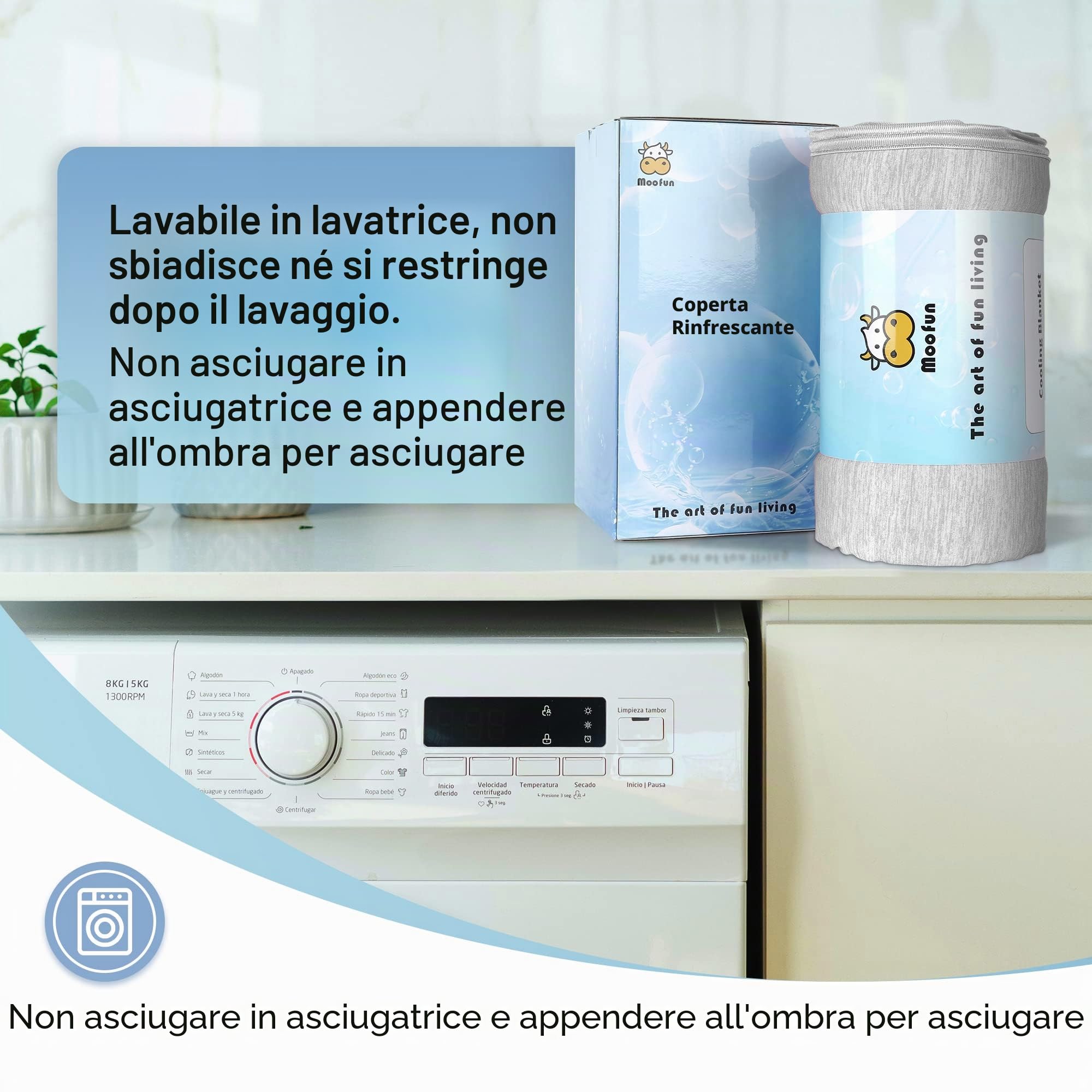 Coperta rinfrescante per letto queen size, 203,2 x 228,6 cm, Q-Max > 0,46, tecnologia Arc-Chill, per dormire caldi, sudorazione notturna, vampate di calore, fresca, sottile, morbida, leggera
