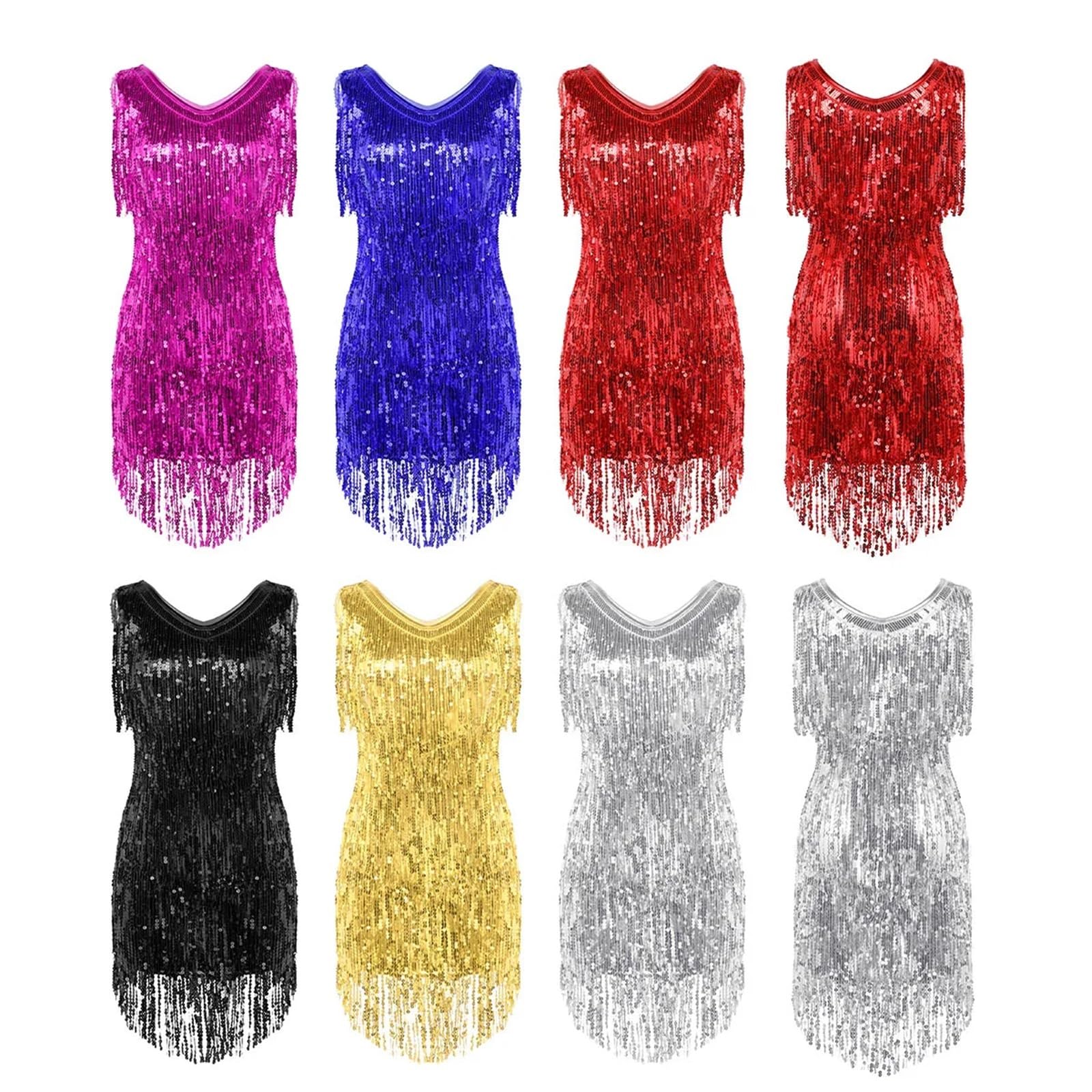 Latin Tanzkleid Frauen Latein Kleid Quasten Fransen Tango Samba Tanz Für Tanz