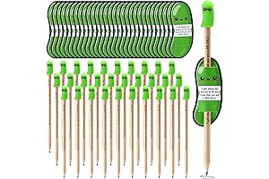 30 Sets Pickle-Shaped Pencils with Inspirational Quotes