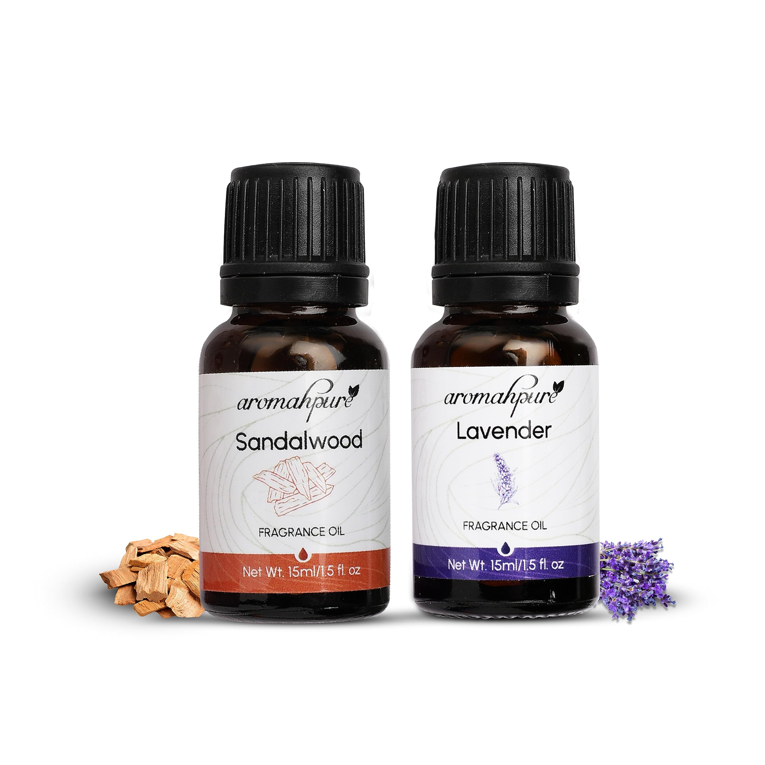 Aromahpure Fragrance Oil |30 ml|Packof 2|Sandalwood, Lavender Aroma Oil for Home Fragrance|Best for Aromatherapy|Helps in concentration & meditation|Used in Diffusers, Candles, Air Fresheners, Soaps. (B0CDWNW9C9) Amazon Price History, Amazon Price Tracker